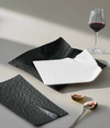 The Coast Ceramic Serving Plate – Black and White Set