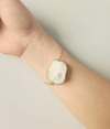 White Agate Chain Bracelet