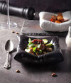 Modern Ceramic Square Plate – Pillow-Shaped Design for Desserts