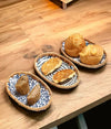 Rattan Haven (Set of 3 tea time plates)