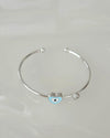Evil Eye Heart Bracelet (Sterling 925 Silver)