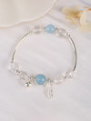 Turquoise Leaf Bracelet (Sterling 925 Silver)